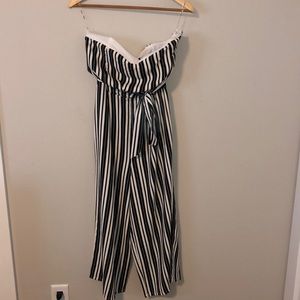 Stripped black & white jumper